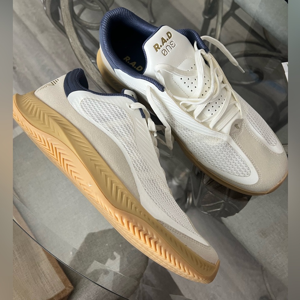 RAD Global Trainer Navy, Beige, Gum Sz 12.5 Like New CrossFit